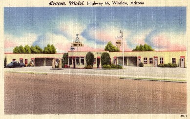 Beacon Motel Postcard
