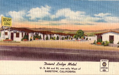 Desert Lodge Motel Postcard