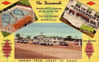 Diamonds in Villa Ridge Postcard
