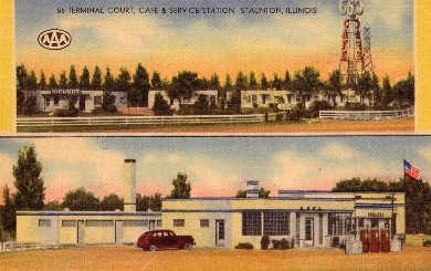 66 Terminal Court in Staunton Postcard