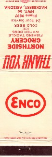 ENCO Gasoline Matchcover
