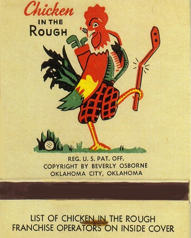 Chicken in the Rough Giant Matchbook