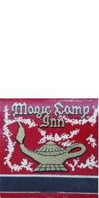 Magic Lamp Inn Matchcover