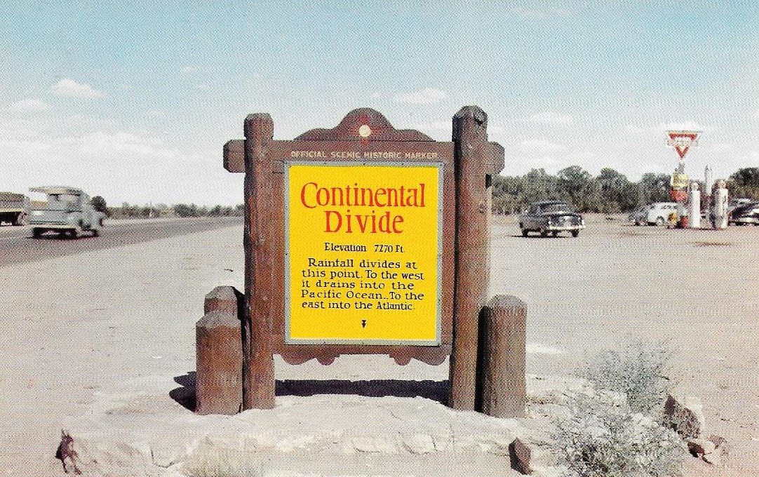 Continental Divide Sign