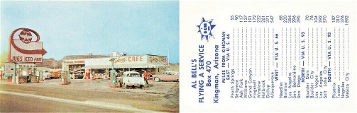 Al Bell's Flying A in Kingman Business Card Al Bell's Flying A Business Card