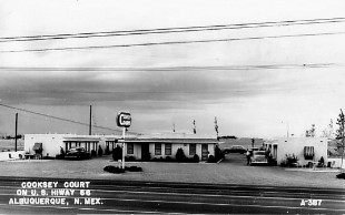 Cooksey Court on Route 66 in Albuquerque RPPC
