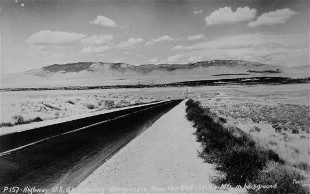 Entering Albuquerque on Route 66 RPPC