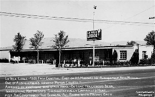 La Vela Lodge on Route 66 in Albuquerque RPPC