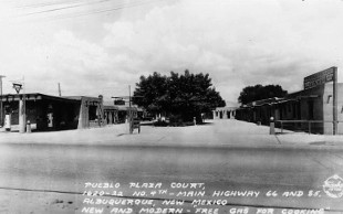 Pueblo Plaza Court in Albuquerque RPPC