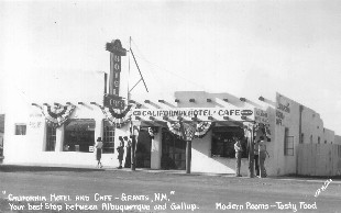 California Hotel in Grants RPPC