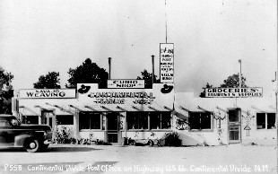 Continental Divide on Route 66 RPPC