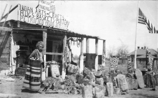 San Diego's Frontier Days on Route 66 RPPC