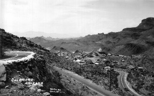 Gold Road on Route 66 RPPC