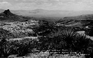 Gold Roads Summit View on Route 66 RPPC