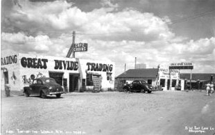Continental Divide on Route 66 RPPC