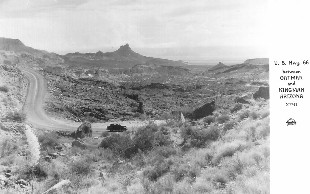 East Side of the Summit along Route 66 RPPC