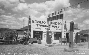 Continental Divide on Route 66 RPPC