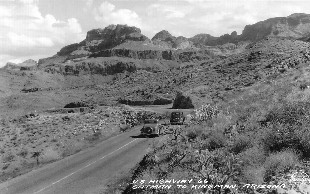 Black Mountains of Arizona RPPC