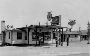 West Side Camp on Route 66 in Gallup RPPC