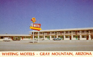 Whiting Brothers Motel in Gray Mountain