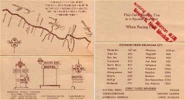 Whiting Brothers Business Card